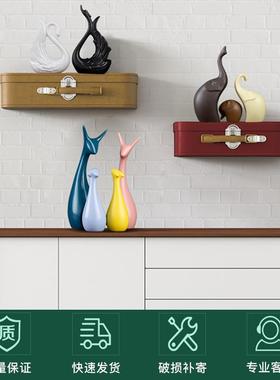 家居摆件玄关客厅电视酒柜工艺装饰品轻奢现代简约北欧鹿创意摆设