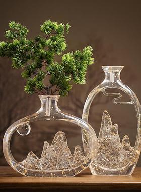 新中式花瓶艺术摆件办公室柜子摆设玄关电视酒柜装饰乔迁礼物包邮