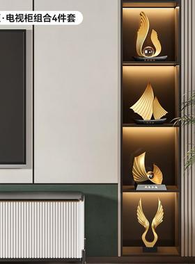 轻奢创意工艺品办公室客厅家居饰品摆件酒柜办公桌装饰品爆款