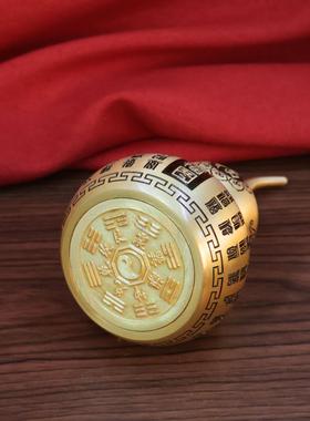 黄铜五福葫芦福禄寿喜财摆件福寿双喜新房乔迁客厅吉祥物祝寿礼品