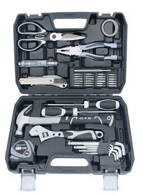 德国进口手动家用工具箱套装电工专用维修装修车载工具组合套装螺