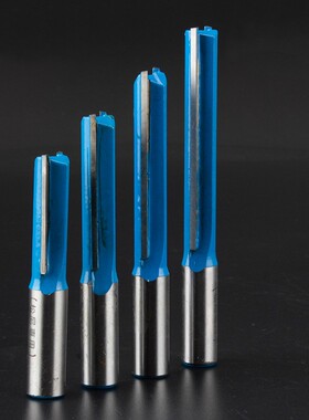 松尼加长直刀英制双刃直刀木工铣刀锣刀 电木开槽铣刀雕刻机刀具