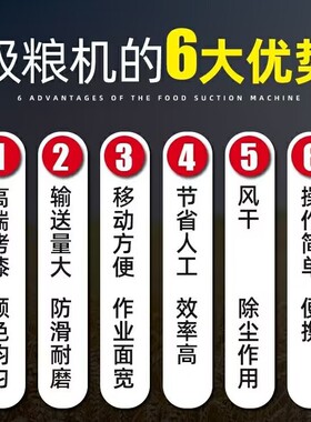 吸粮机大吸力抽粮食神器小型家用车载吸粮机蛟龙上料机软管吸粮机