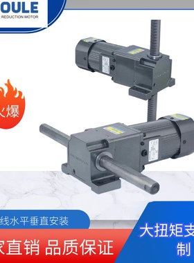 直线齿条减速电机220v水平移动垂直升降电机推杆往复调速马达380V