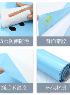 橱柜贴纸翻新厨房柜n门面板衣柜家具改色烤漆贴膜防水防油自粘墙