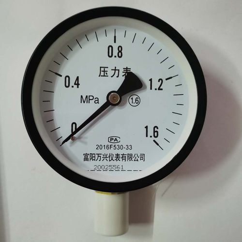 富阳安装工程万兴压力表水气压表16MPA装修测压消防装置0-25p - 图0