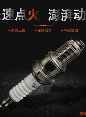 汽油机水泵发电机配件微耕机火花塞168F170F190F抹光机F7TC电火嘴