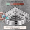 304 stainless steel bathroom storage rack without punching bathroom storage rack shower room wall hanging detachable triangular basket