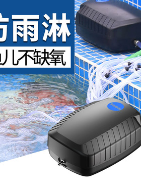 森森养鱼氧气泵打氧机小型鱼池增氧泵户外充氧机静音加氧泵CAP