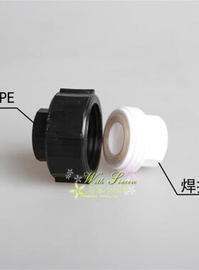 PE管材管件PPR转PE全塑活接头4分6分水管转换接头水暖配件自来水