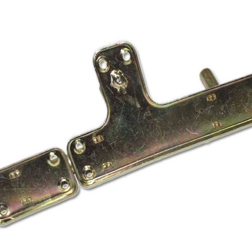 大号铁门木门仓库门插销 门闩 镀锌带锁扣门栓 铁门锁扣 大门门拴 - 图0