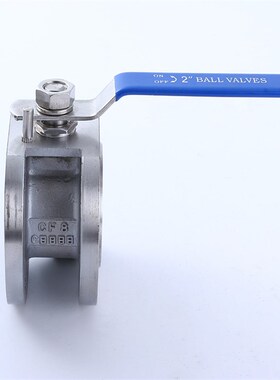 304不锈钢超薄型对夹式法兰球阀蒸汽手动直通阀意大利式Q71F-16P