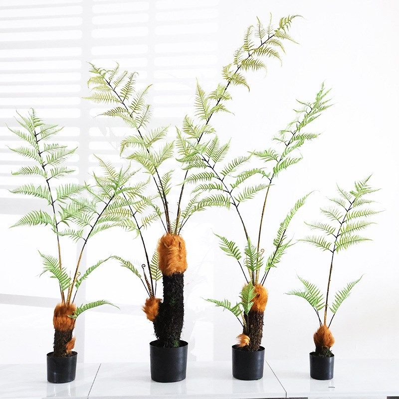 仿真金丝蕨盆栽禅意造景落地猴头蕨类盆景室内装饰假树仿真绿植,淘宝优惠券,粉丝福利购,淘宝优惠卷