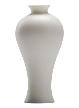 白色陶瓷迷你花瓶花n器花插办公室博古架桌面家居装饰品白瓷摆件