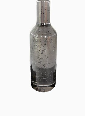 现代水晶气泡酒瓶样板房客厅茶几摆件售楼处R软装饰品桌面摆设