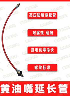 M6M8M10加长黄油嘴软硬管 延长黄油嘴 油嘴接头 延长管 固定油嘴