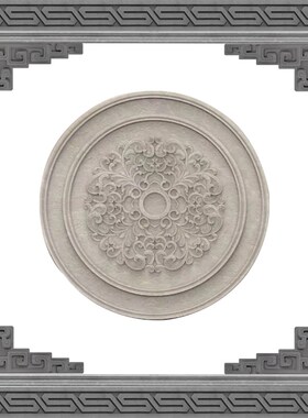 石雕汉白玉浮雕玄关影壁墙青石人像雕刻花草壁画新W中式墙壁定制