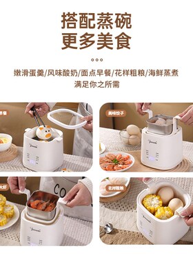 蒸蛋器多功能小型早餐p机温泉蛋茶叶蛋预约智能家用可控温煮蛋神