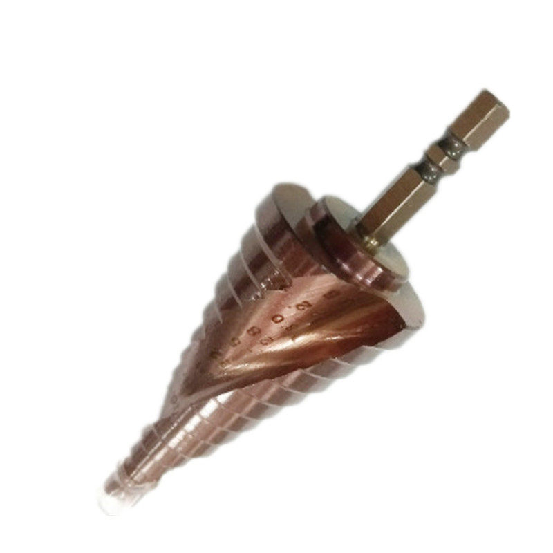 M35含钴阶梯钻头 六角柄螺旋槽宝塔钻3-12 4-22 6-24 4-26 3-14mm,淘宝优惠券,粉丝福利购,淘宝优惠卷