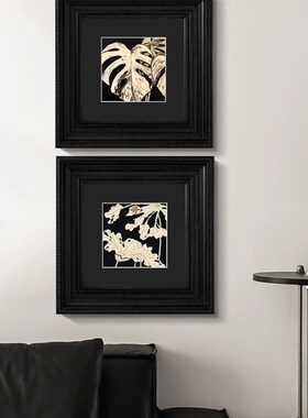 复古法式中古风艺术客厅装饰画主卧室小众组合挂画高级感餐厅摆画