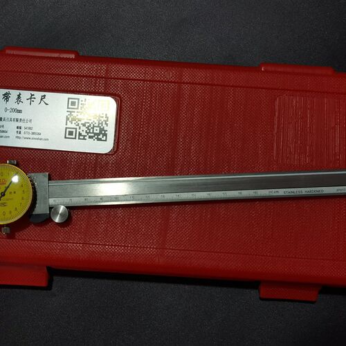 桂林带表卡尺0-200  0-300mm圆头带表卡尺型3用带带表卡尺 - 图0