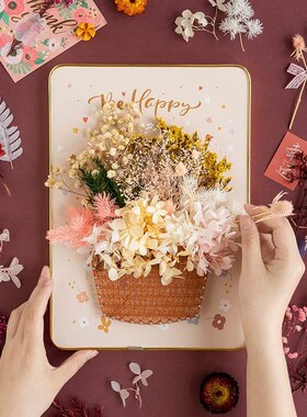 弦丝画diy解闷手工礼物女绕线钉子画材料包亲手制作装饰画花团建