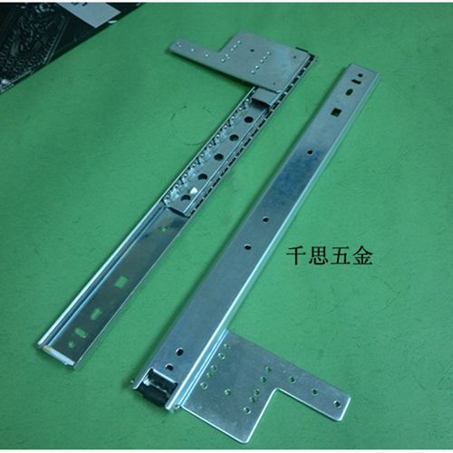 嵌入式隐形电视导轨隐藏式平开门滑轨橱柜暗藏轨道侧装上翻门 - 图2