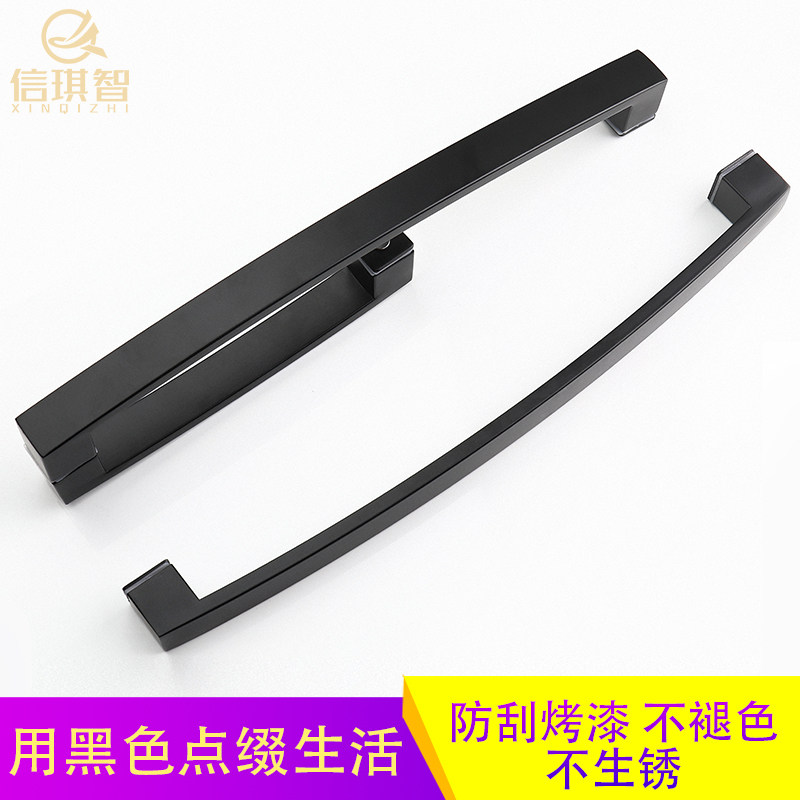 淋浴房拉手不锈钢玻璃门拉手黑色浴室门把手推拉门把手移门方拉手,淘宝优惠券,粉丝福利购,淘宝优惠卷