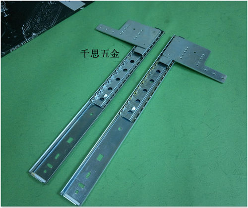 嵌入式隐形电视导轨隐藏式平开门滑轨橱柜暗藏轨道侧装上翻门 - 图1