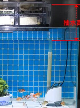 森森鱼缸水泵底吸水循环抽水泵潜水泵过滤泵小型换水泵家用静音泵