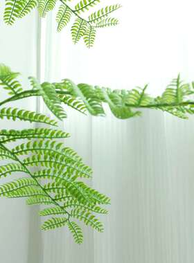 仿真蓝花楹中式假植物盆栽室内摆件仿真树 客厅摆件轻奢仿真植物