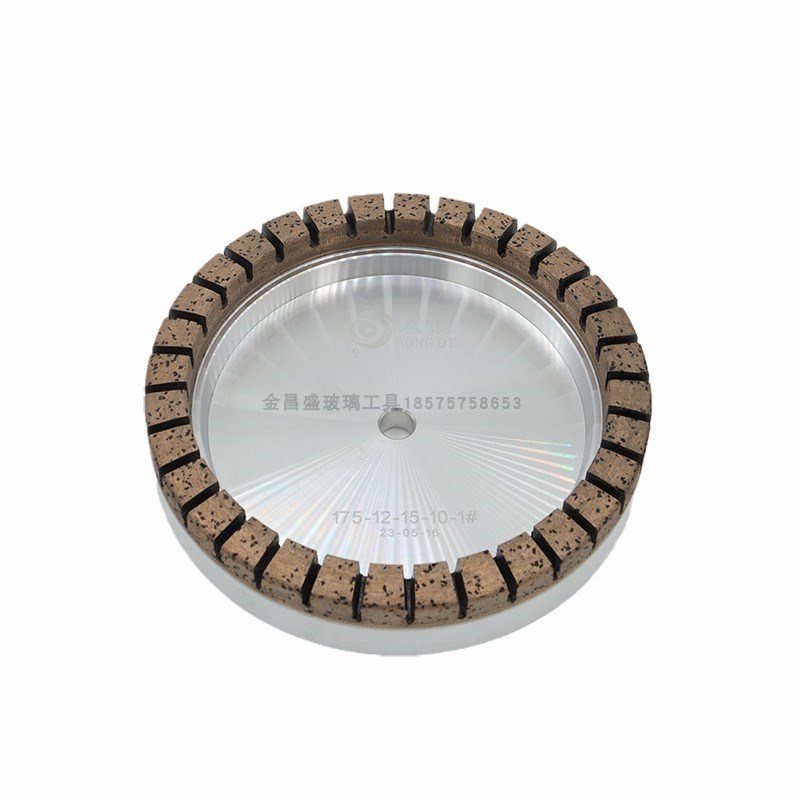 175*12*100目进口材料全齿双边机金刚轮好质量直边机岩板陶瓷磨轮 - 图3