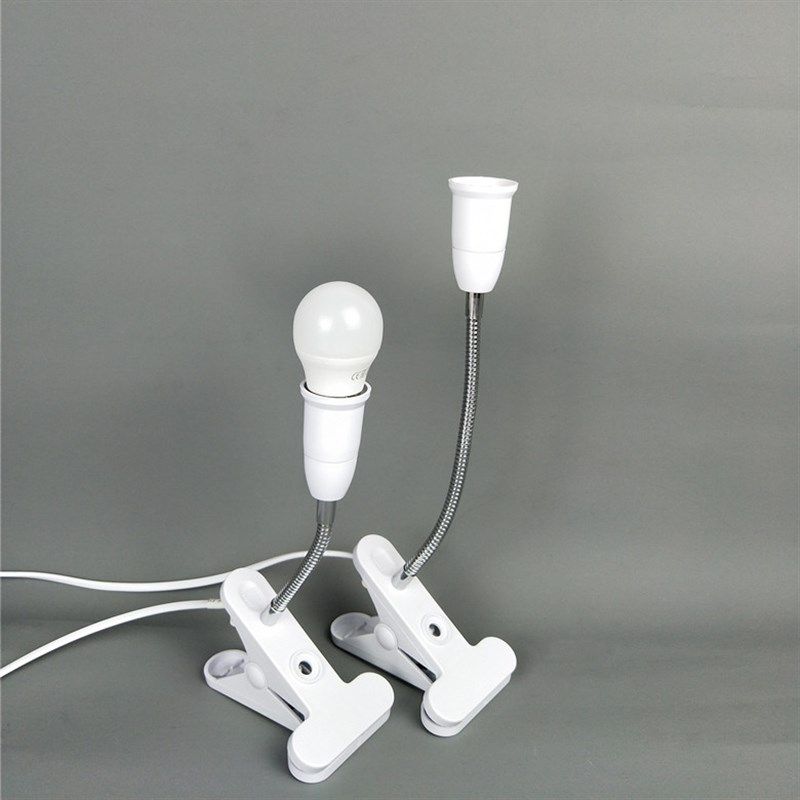 E27螺口小夜灯万向灯座夹子床头台灯架镜前补光灯植物生长LED灯头,淘宝优惠券,粉丝福利购,淘宝优惠卷