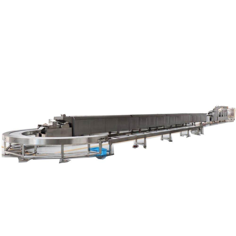 全自动饼干生产线酥性韧性自动化标准工厂房设备巧克力夹心饼干用,淘宝优惠券,粉丝福利购,淘宝优惠卷