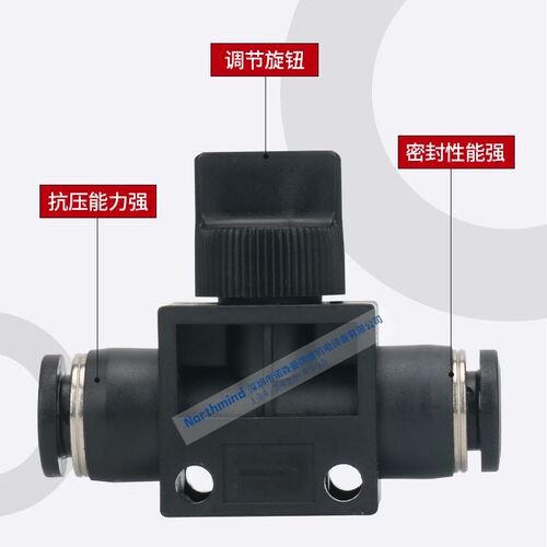 亚德客型气动开关阀门PHV-8B快速手阀HVFF-10 12气管手板阀PHV-6A - 图1