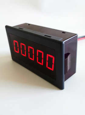 五位LED数显累时器5135-ct脉冲计时器12V24V工业机器运行时间记录