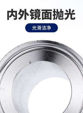 304不锈钢卫生级快装皮管接头卡箍式快速连接软管宝塔头卡盘水嘴