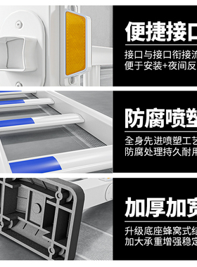 锌钢市政道路护栏小区交通安全防撞围栏杆城市马路中央隔离墩栅栏