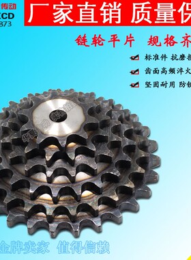 片轮/工业链轮/08B10齿至60齿/配08B链条/4分链轮/节距12.7MM