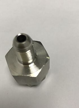 M8x1-m12x1.25 内外丝不锈钢接头 内螺纹m8*1 外螺纹m12*1.25球面