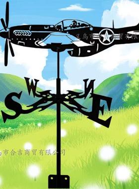 爆款热销不锈钢喷漆飞鹰风向标摆件庭院户外铁艺风向标