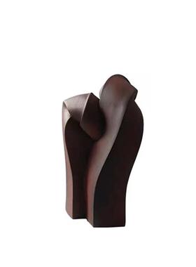 现代时尚创意几何扭转摆件样板间手工饰品花器书房电视柜桌面摆件