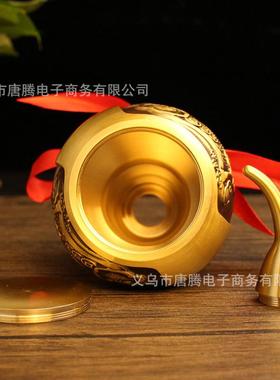 黄铜葫芦摆件招米纳福家居客厅金属工艺品铜器纯铜貔貅麒麟葫芦