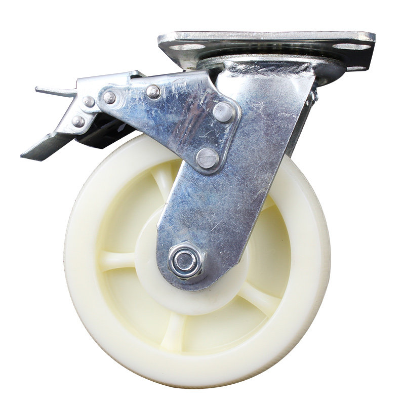 脚轮尼龙重型万向轮4寸5寸8寸6寸工业脚轮平板推车轮子定向轮,淘宝优惠券,粉丝福利购,淘宝优惠卷