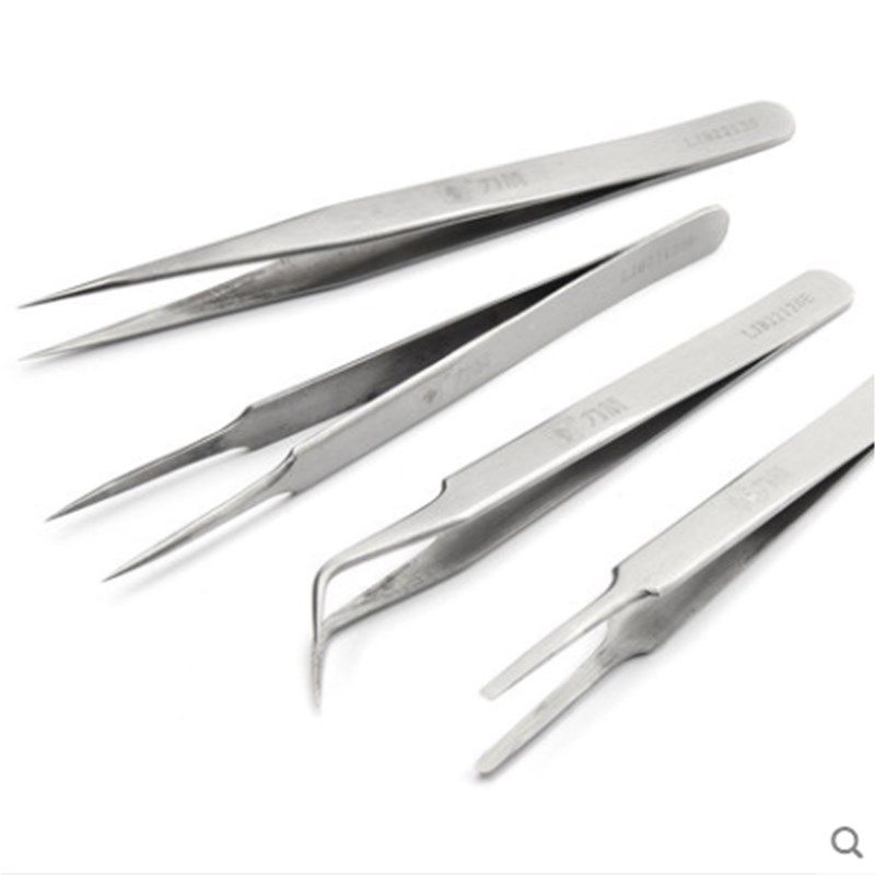 力箭不锈钢弯头长镊子细尖头小镊子燕窝挑毛工具电子维修套装防磁,淘宝优惠券,粉丝福利购,淘宝优惠卷