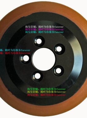 林德电动托盘堆垛车L12万向轮旁轮子  液压升降机辅助轮平衡轮胎