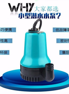 家用新款潜12v24v微型直流泵电动车水泵鱼缸换水排水泵塑料抽水泵