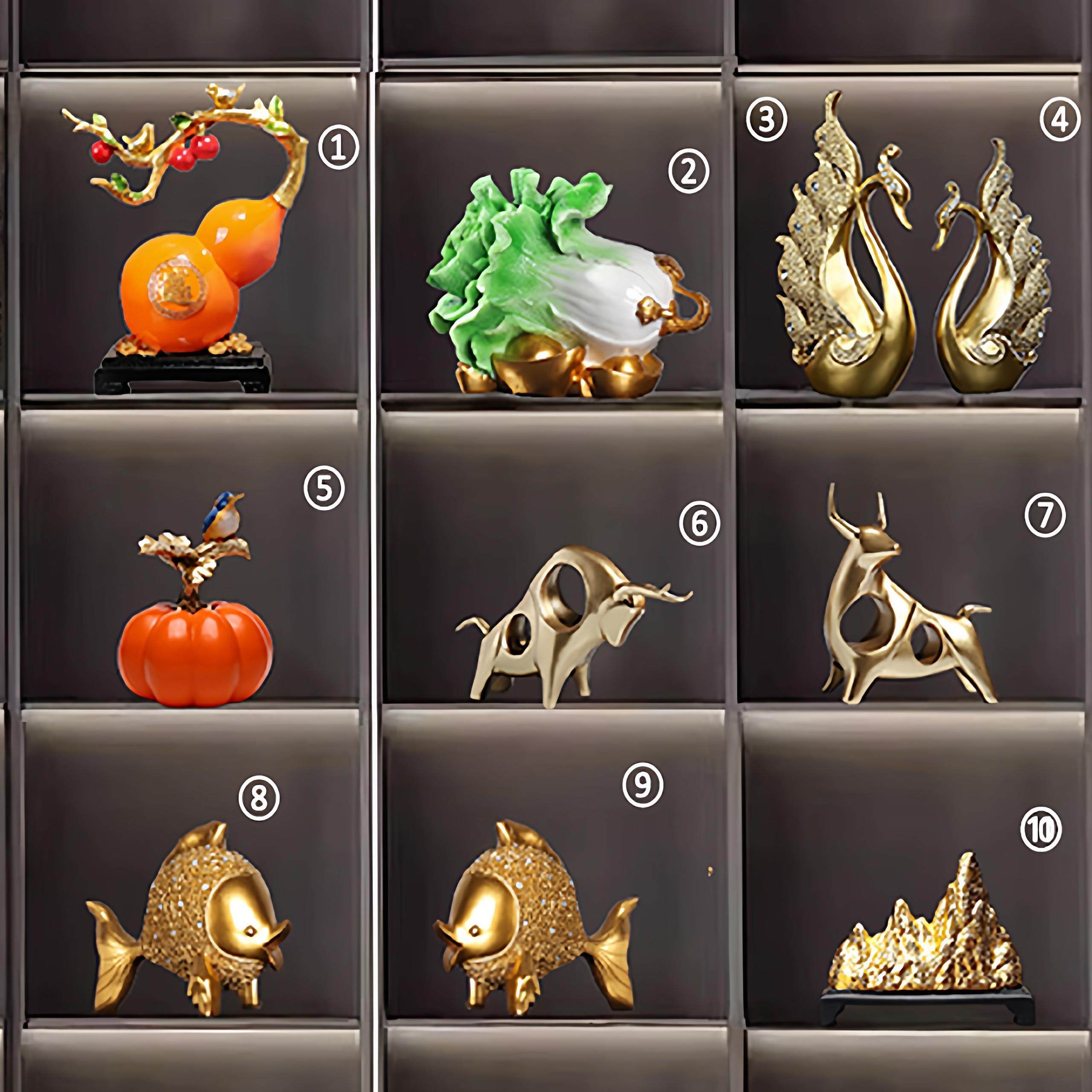 高档办公室新中式摆件酒柜博古架摆设客厅家饰软装搭配套装装饰品,淘宝优惠券,粉丝福利购,淘宝优惠卷