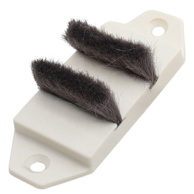 塑钢门窗密封条窗户防风块 80/88型推拉塑钢门挡风块带毛保暖毛条 - 图3