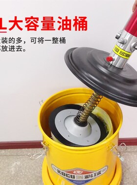 科球气动黄油机高压注油器气动黄油枪GZ-8车载小型12升打加黄油机